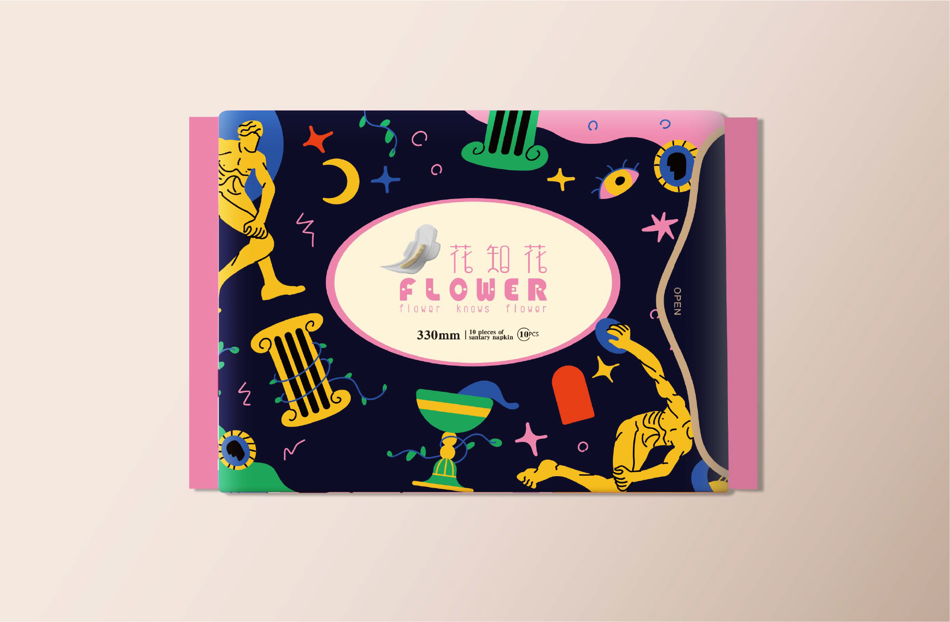 Naktinė higieninė servetėlė